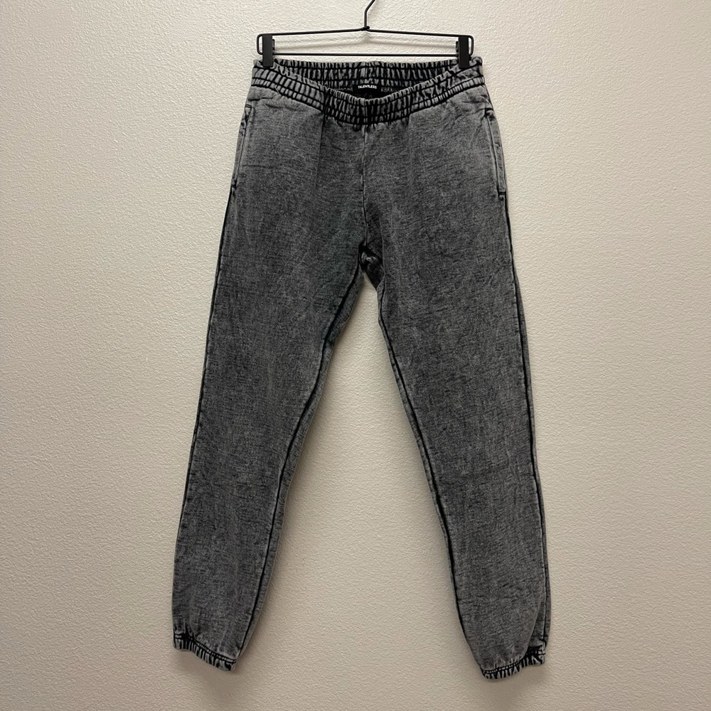 talentless acid wash sweatpants